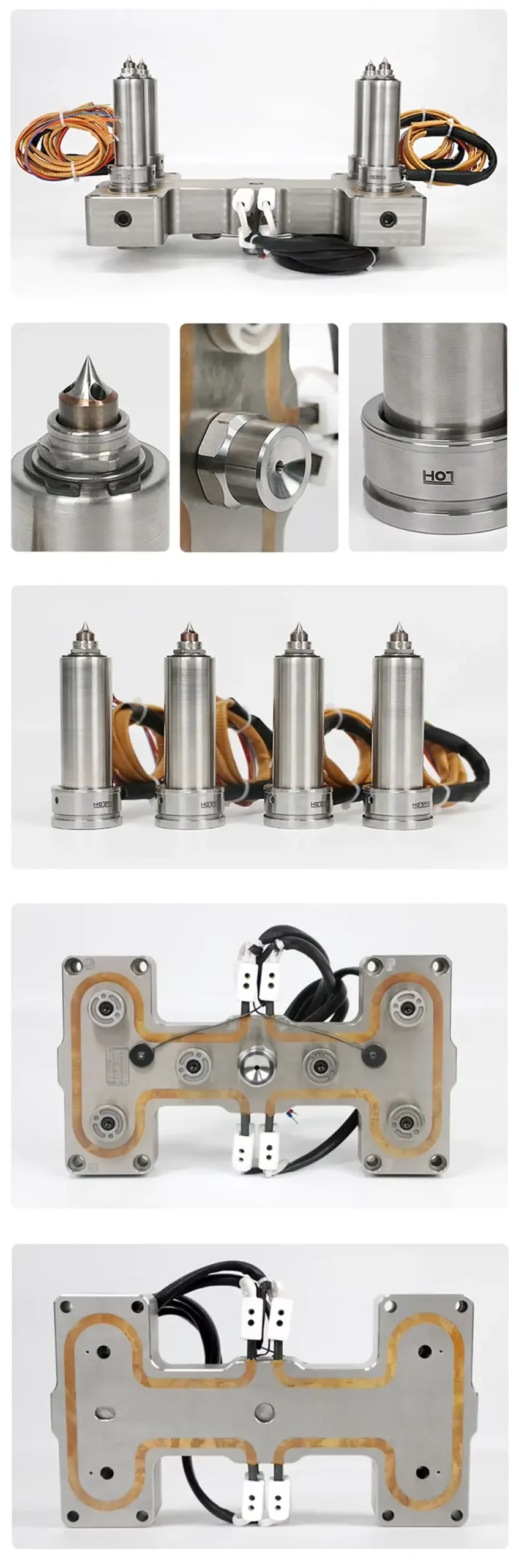 Custom 4 point open nozzle for injection molds in ShenZhen 04 Custom 4 point open nozzle for injection molds in ShenZhen 04